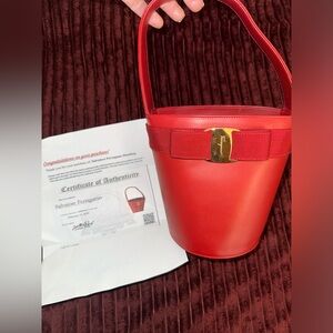 Salvatore Ferragamo Vala Bucket Bag
